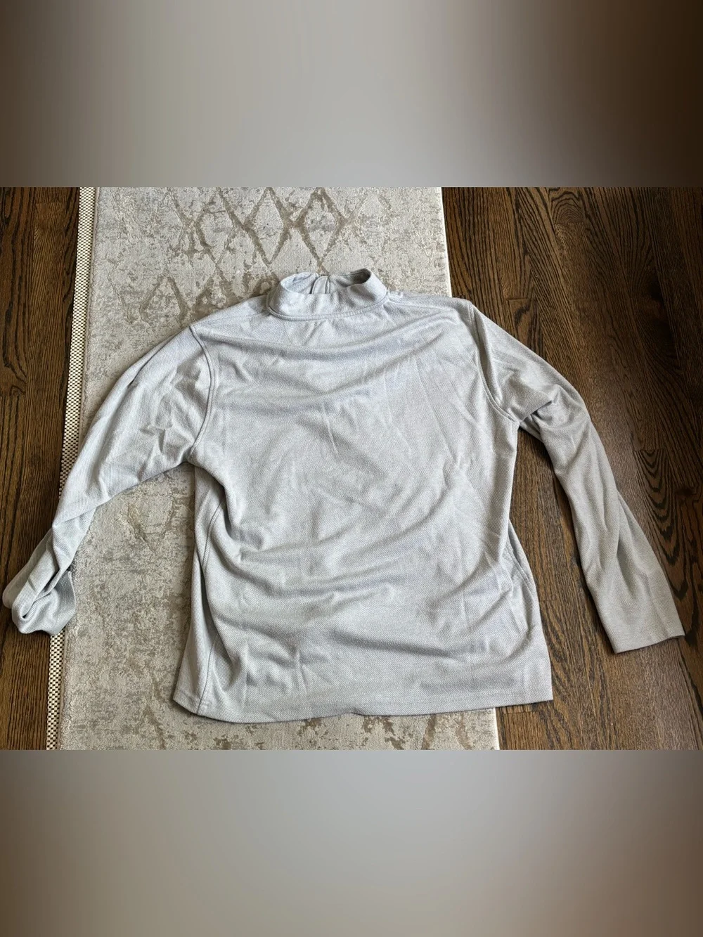 J. Crew Light Gray Half-Zip Fleece Pullover